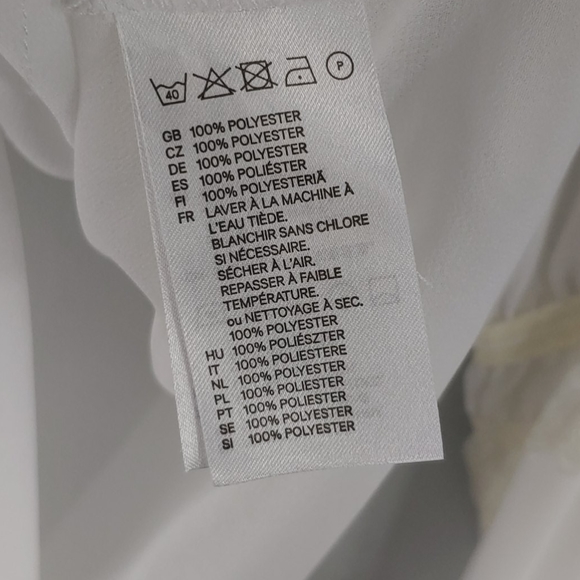 Comme des Garçons x H&M sheer white blouse - Picture 4 of 7